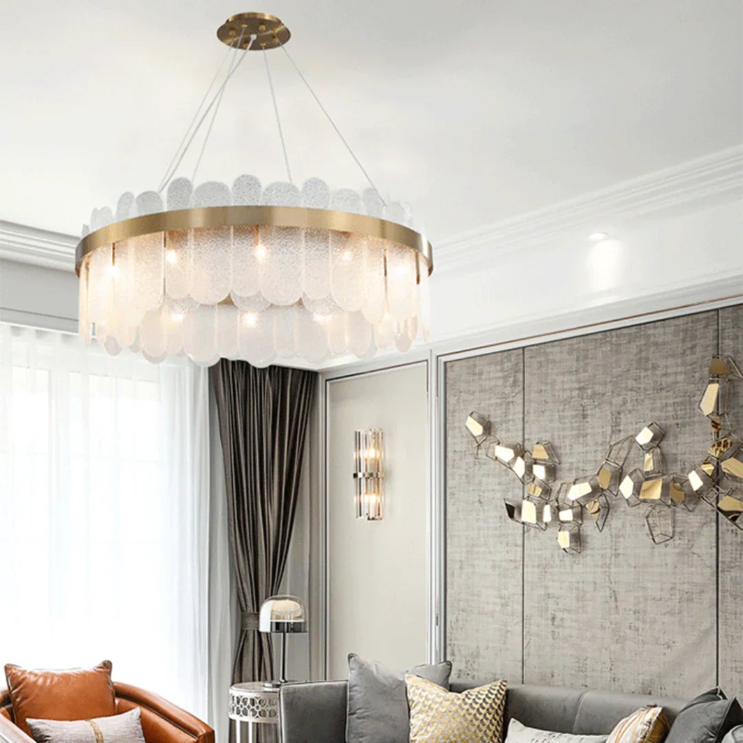 Preben Postmodern Glass Chandelier - Image 13