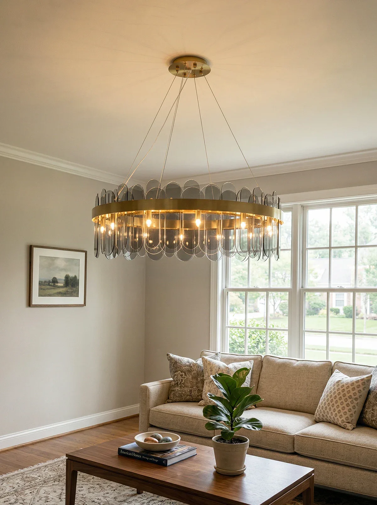 Preben Postmodern Glass Chandelier - Image 2