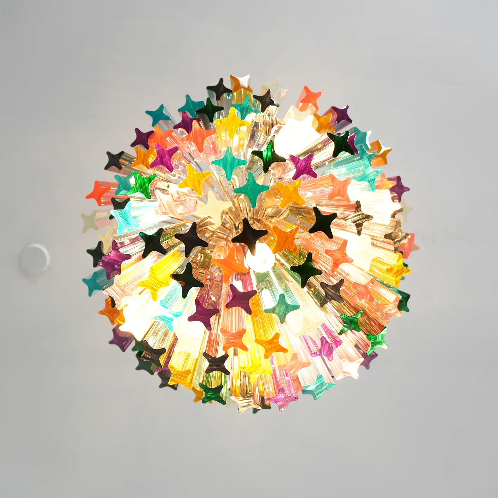 Prismatic Murano Colorful Chandelier - Image 9