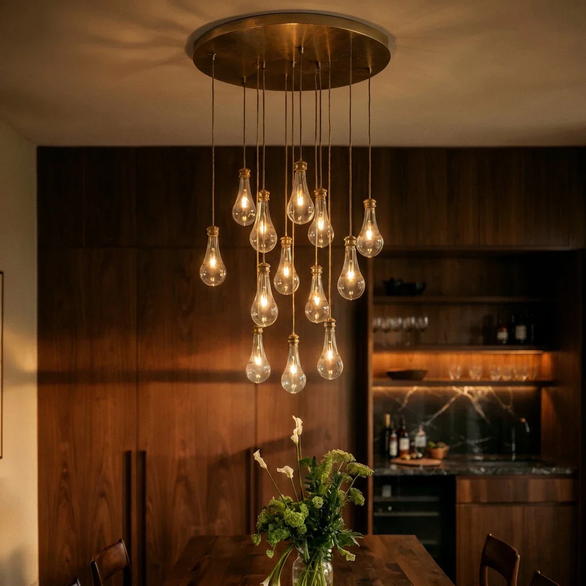 Pulcher Glass Tears Chandelier - Image 33
