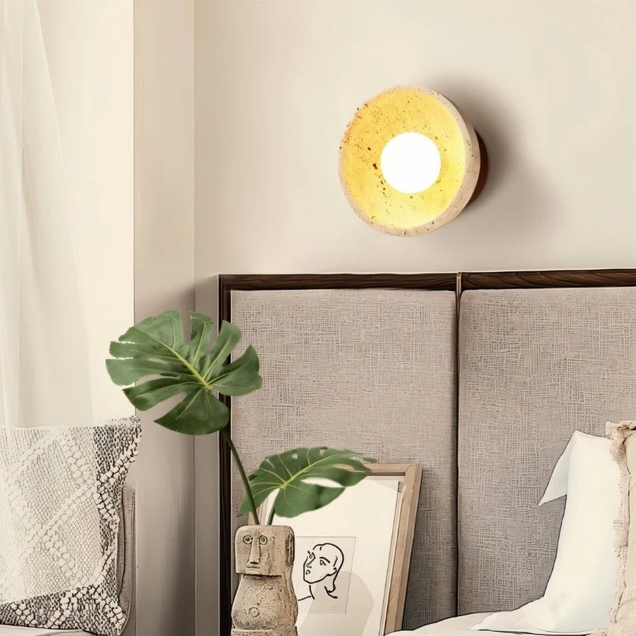 Pulkit Travertine Wall Lamp - Image 5