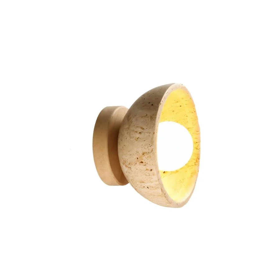 Pulkit Travertine Wall Lamp - Image 8