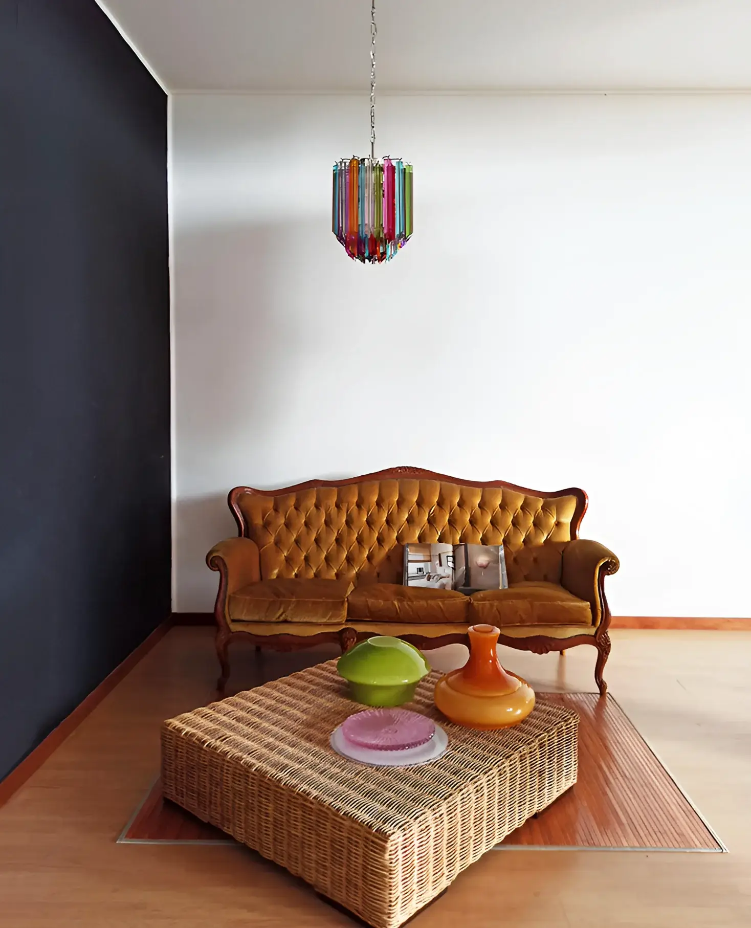 Quadriedri Murano Prisms Multicolored Chandelier - Image 3