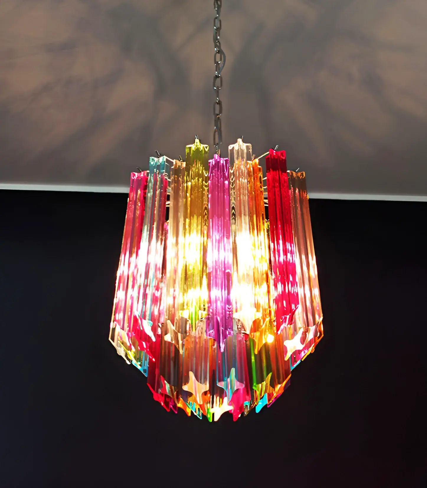 Quadriedri Murano Prisms Multicolored Chandelier - Image 8
