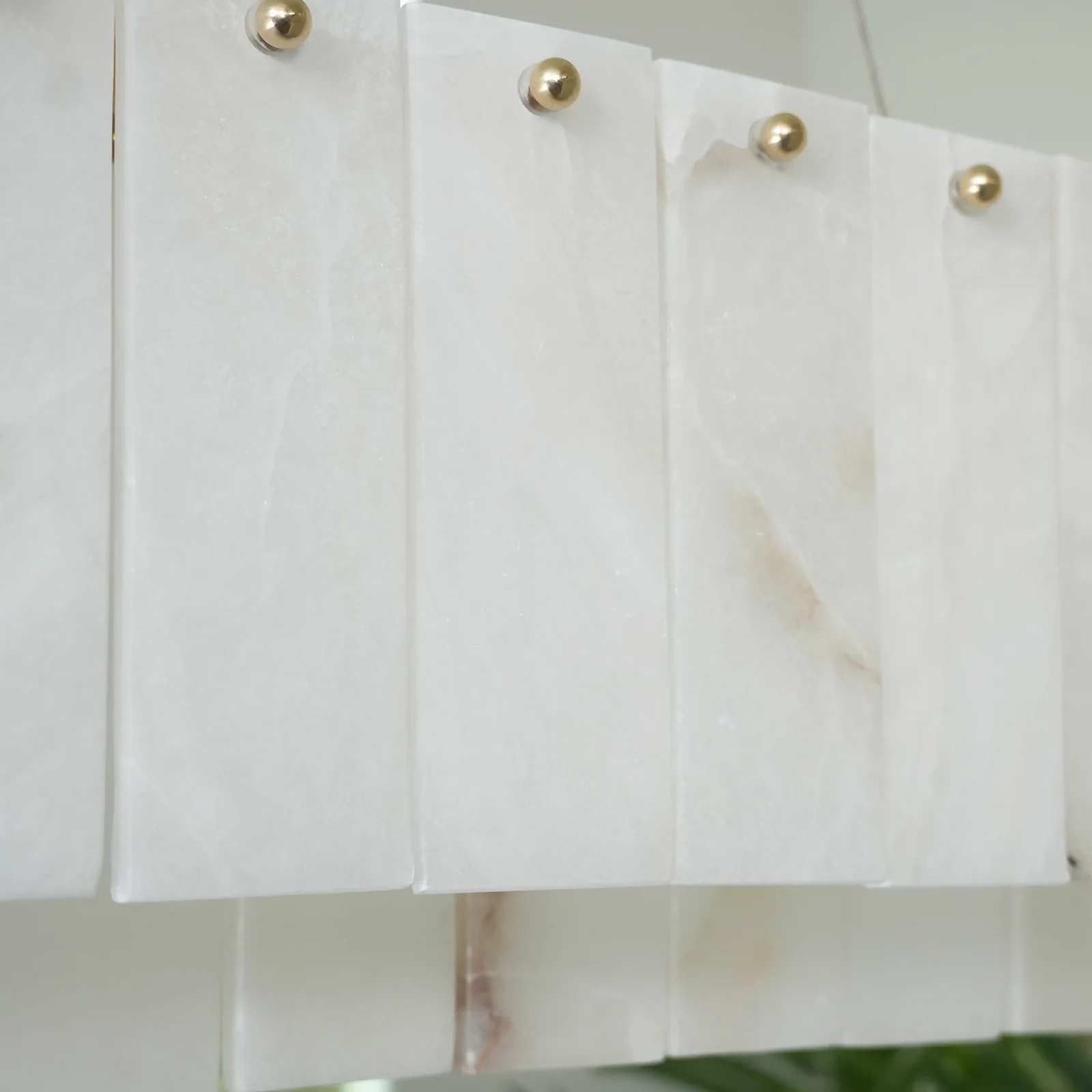Rectangular Linear Alabaster Chandelier - Image 21