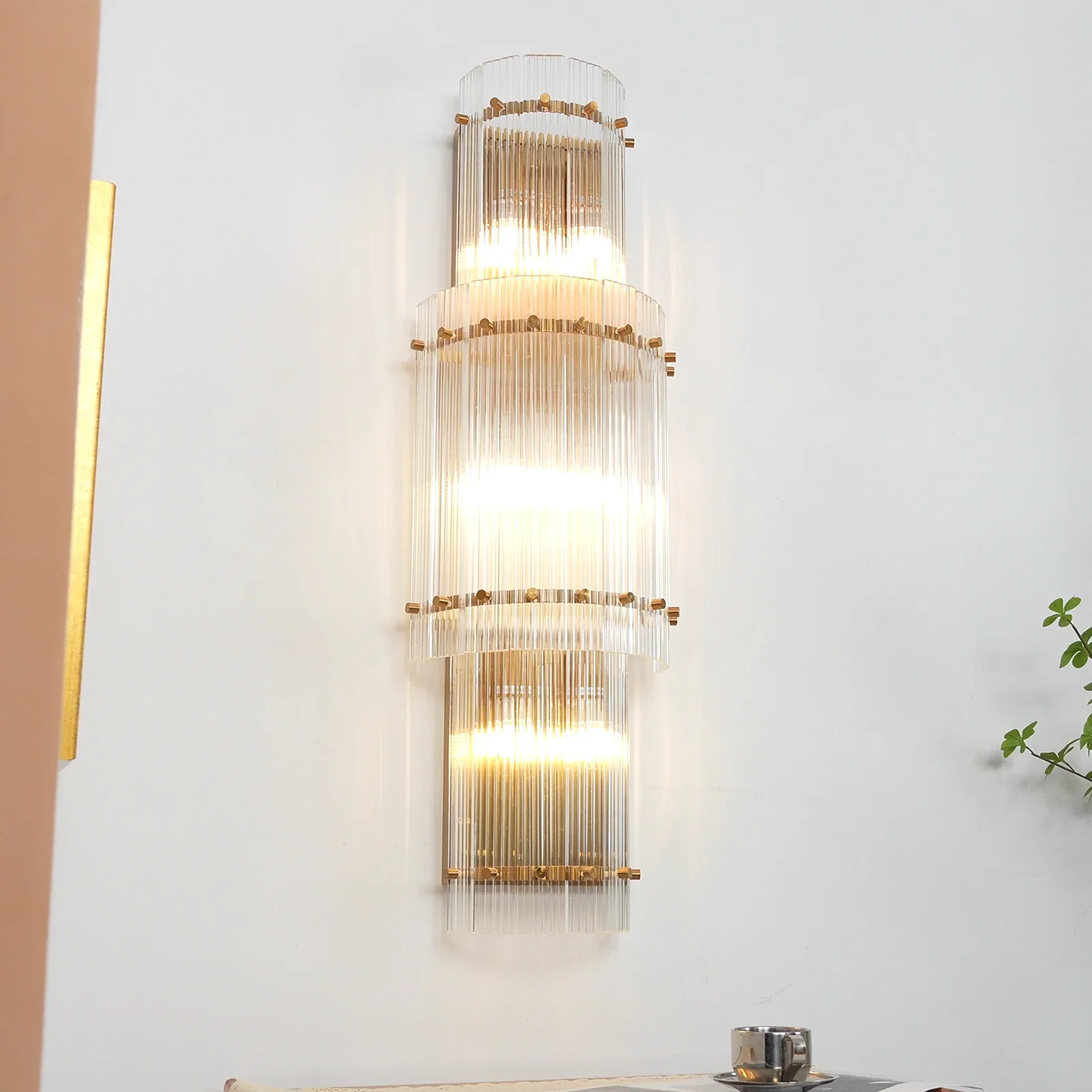 Rectangular San Marco Grand Round Wall Sconces - Image 12