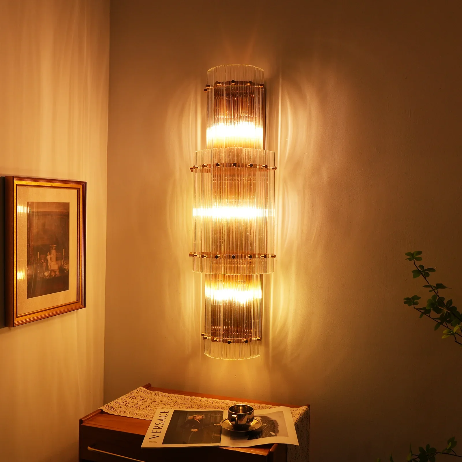 Rectangular San Marco Grand Round Wall Sconces - Image 13