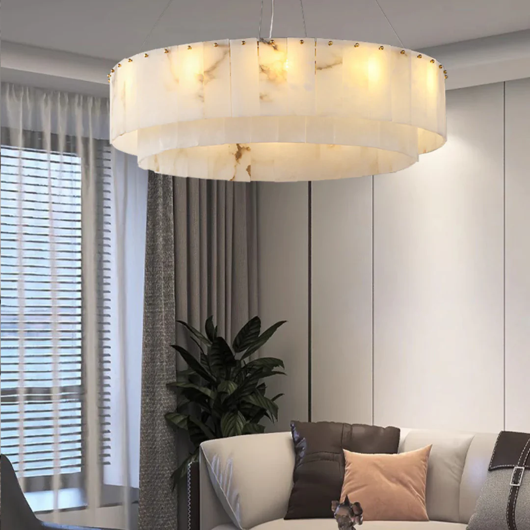 Rock Alabaster Chandelier - Image 11