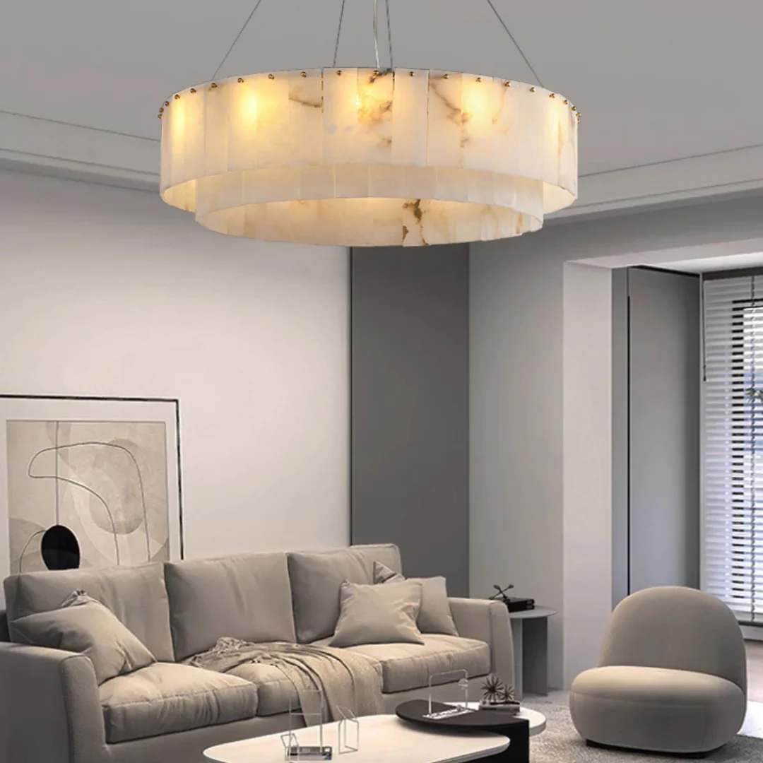 Rock Alabaster Chandelier - Image 12