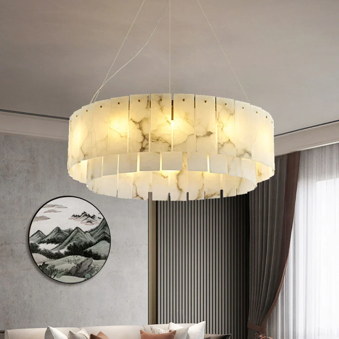 Rock Alabaster Chandelier - Image 14