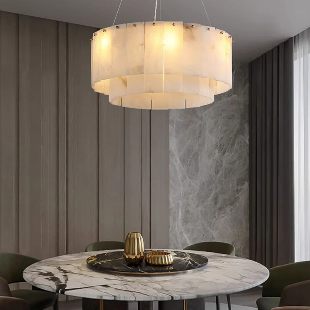 Rock Alabaster Chandelier - Image 16