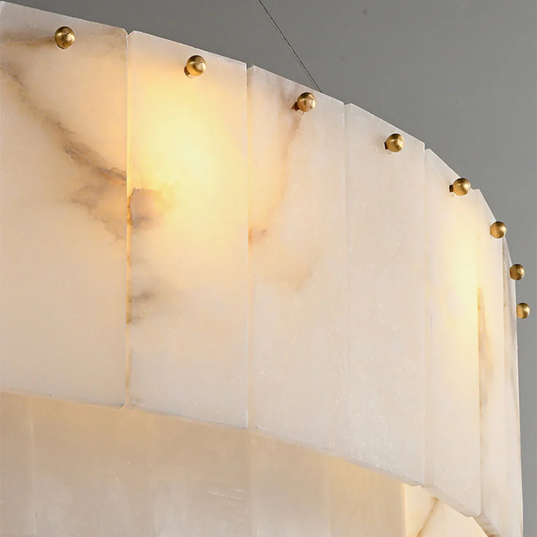 Rock Alabaster Chandelier - Image 17