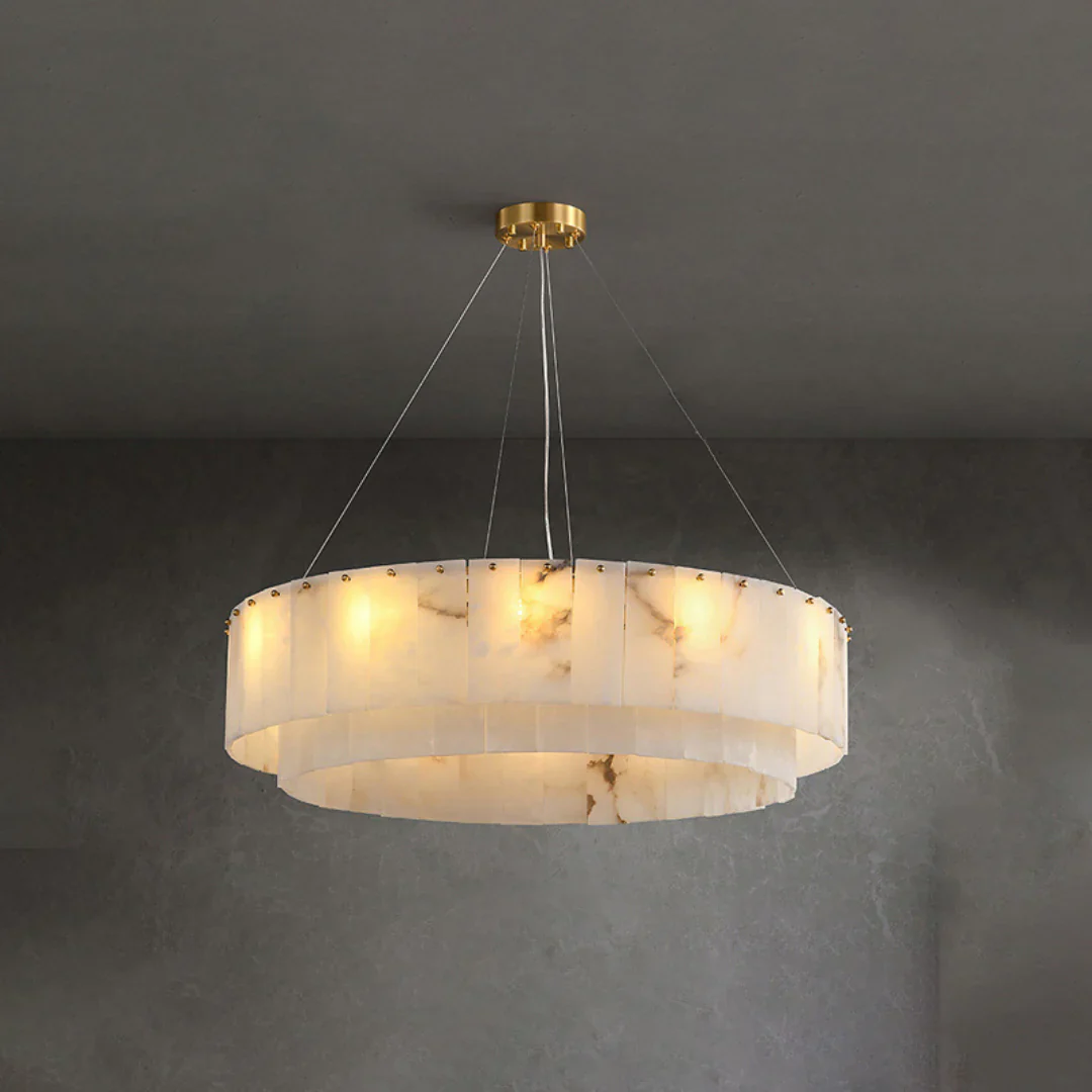 Rock Alabaster Chandelier - Image 25