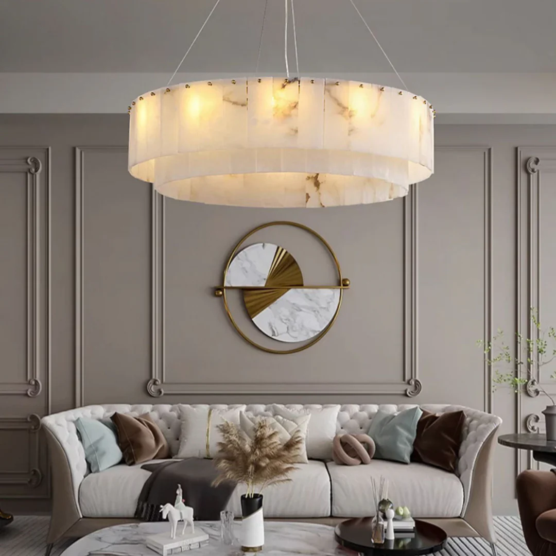 Rock Alabaster Chandelier - Image 8