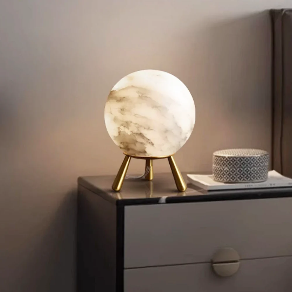 Romi Alabaster Table Lamp - Image 2