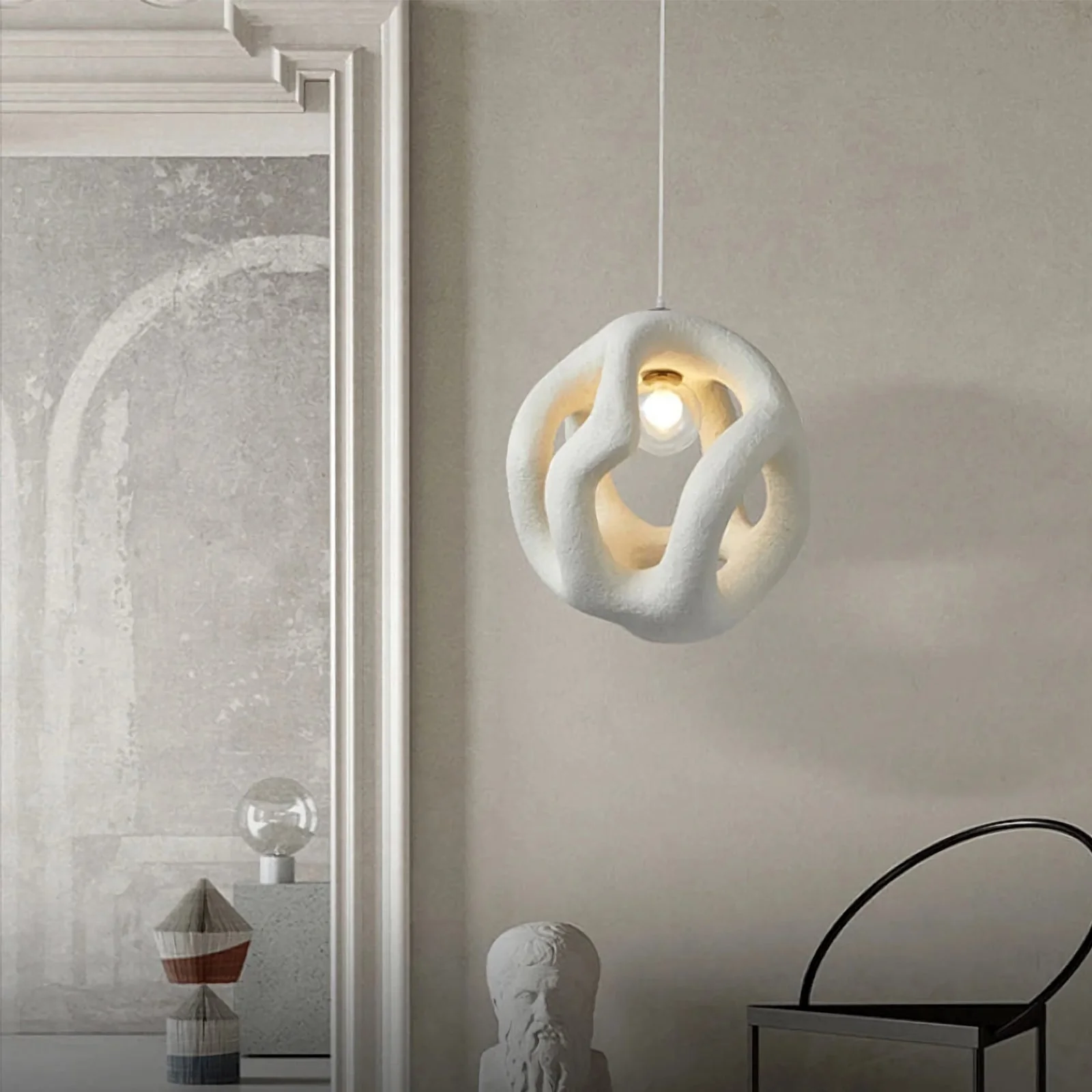 Round Hollow Pendant Lamp - Image 3