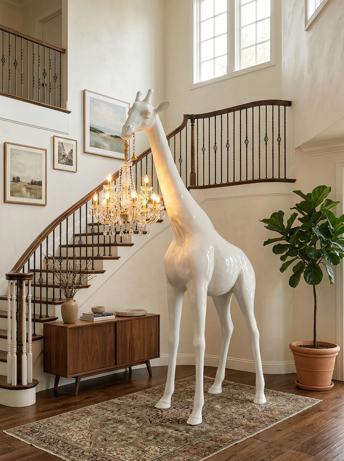 Sculpture Giraffe Floor Lamp - Image 4