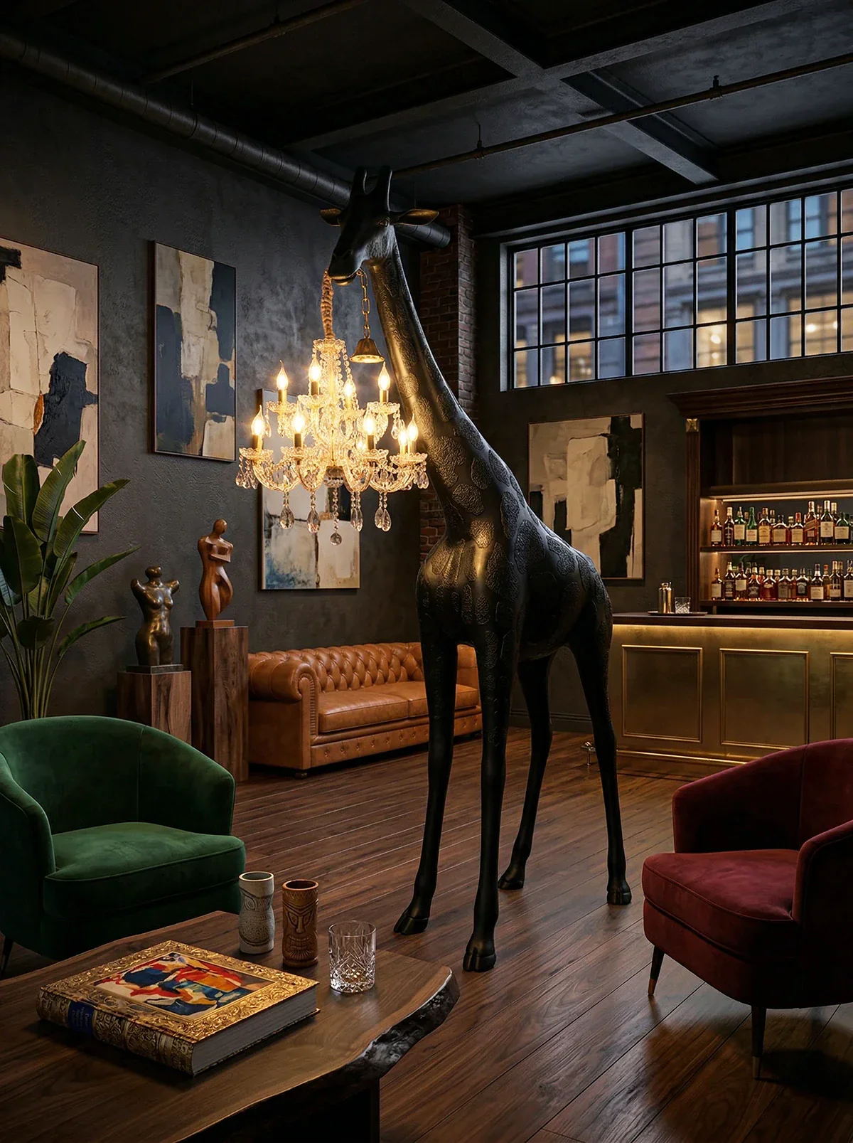 Sculpture Giraffe Floor Lamp - Image 6