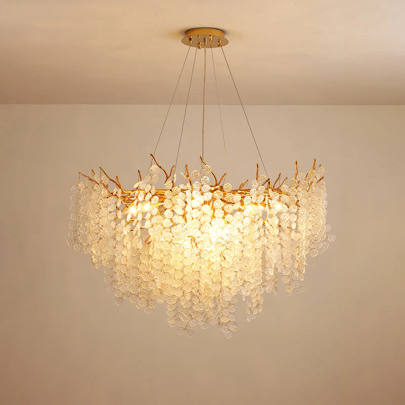 Shiro Noda Glass Coin Chandeliers - Image 24
