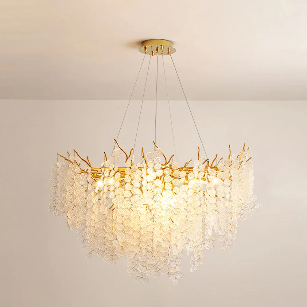 Shiro Noda Glass Coin Chandeliers - Image 29