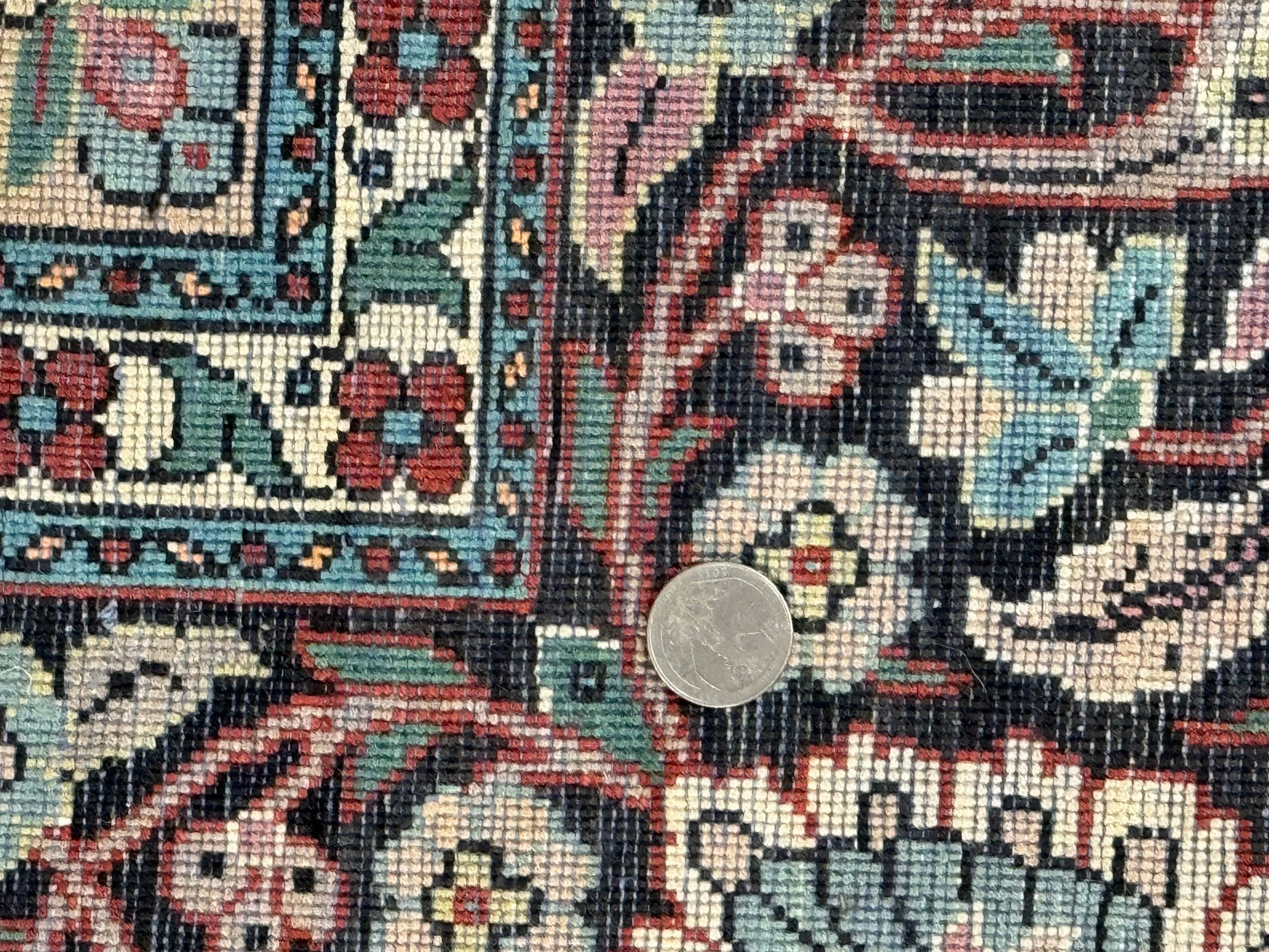 Silk Indian Kashmiri Rug 6x9 - Image 10