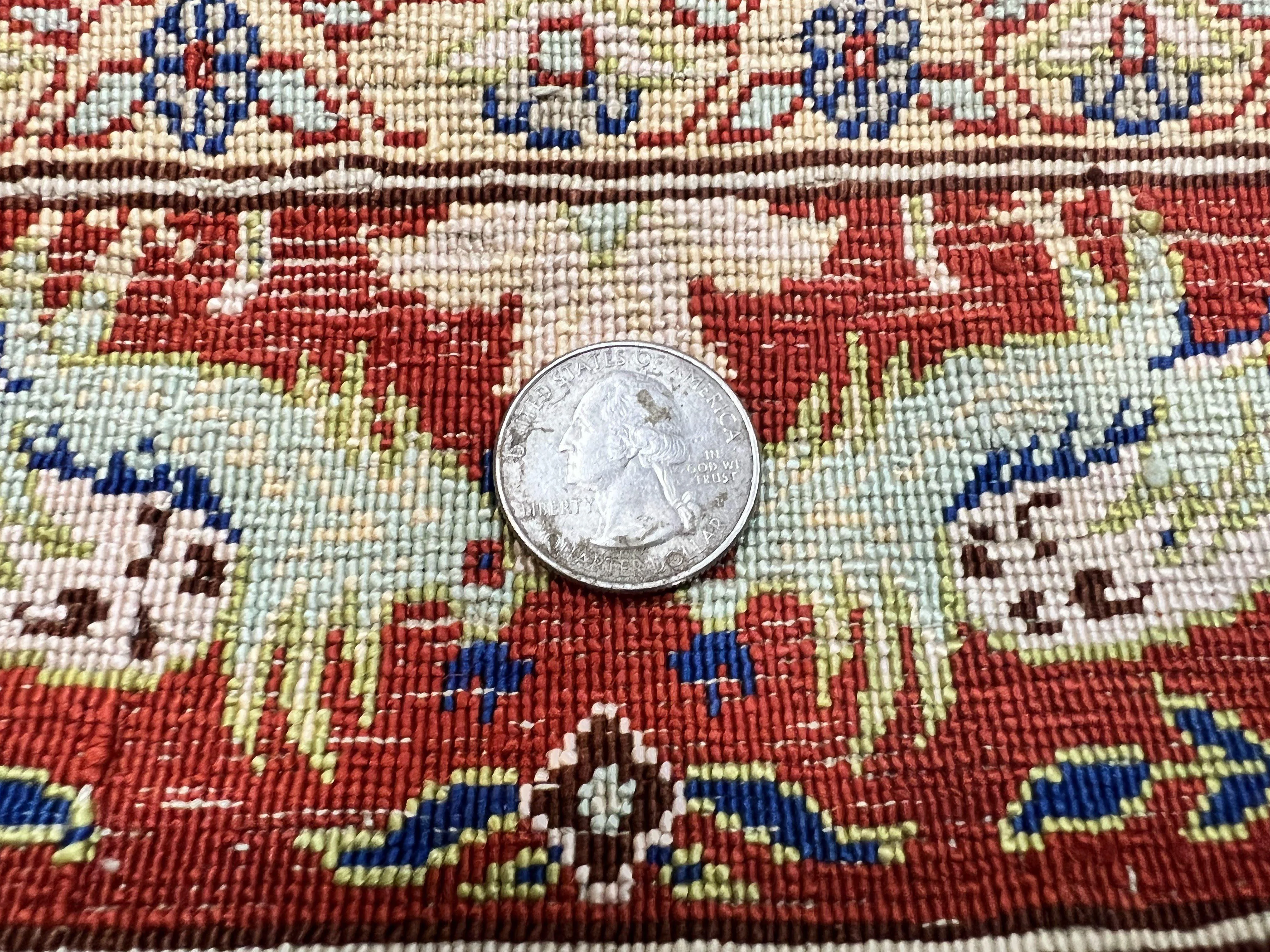Silk Turkish Hereke Rug 2x3, Peacocks Birds, Signature from Master Weaver, Super Finely Hand Knotted 550 KPSI, Animal Pictorials - Image 10