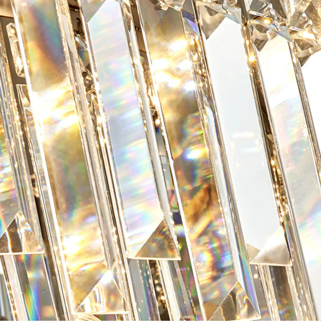 Silver Round Crystal Ceiling Lamp - Image 18