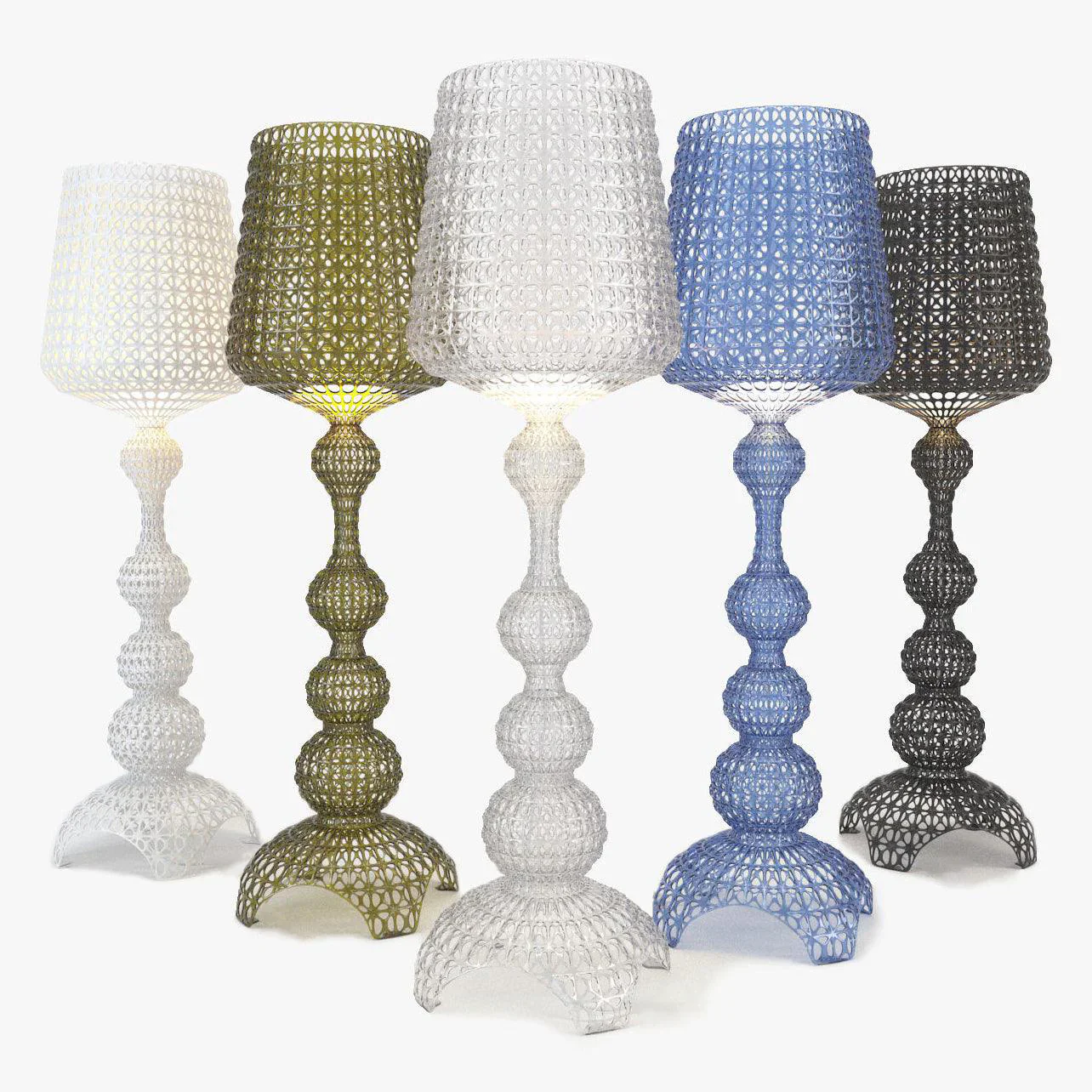 Simple Kabuki Acrylic Floor Lamp - Image 26