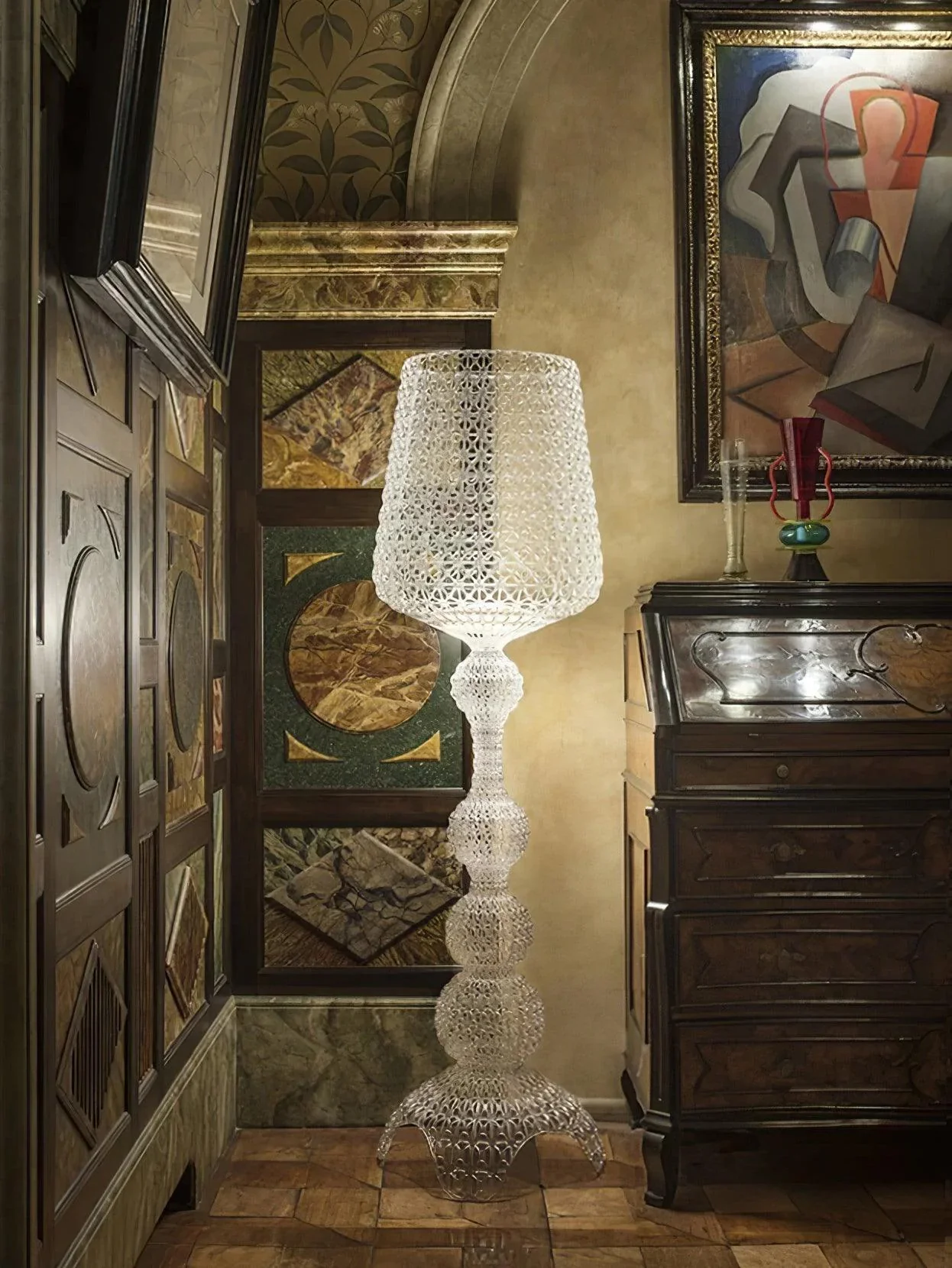 Simple Kabuki Acrylic Floor Lamp - Image 8