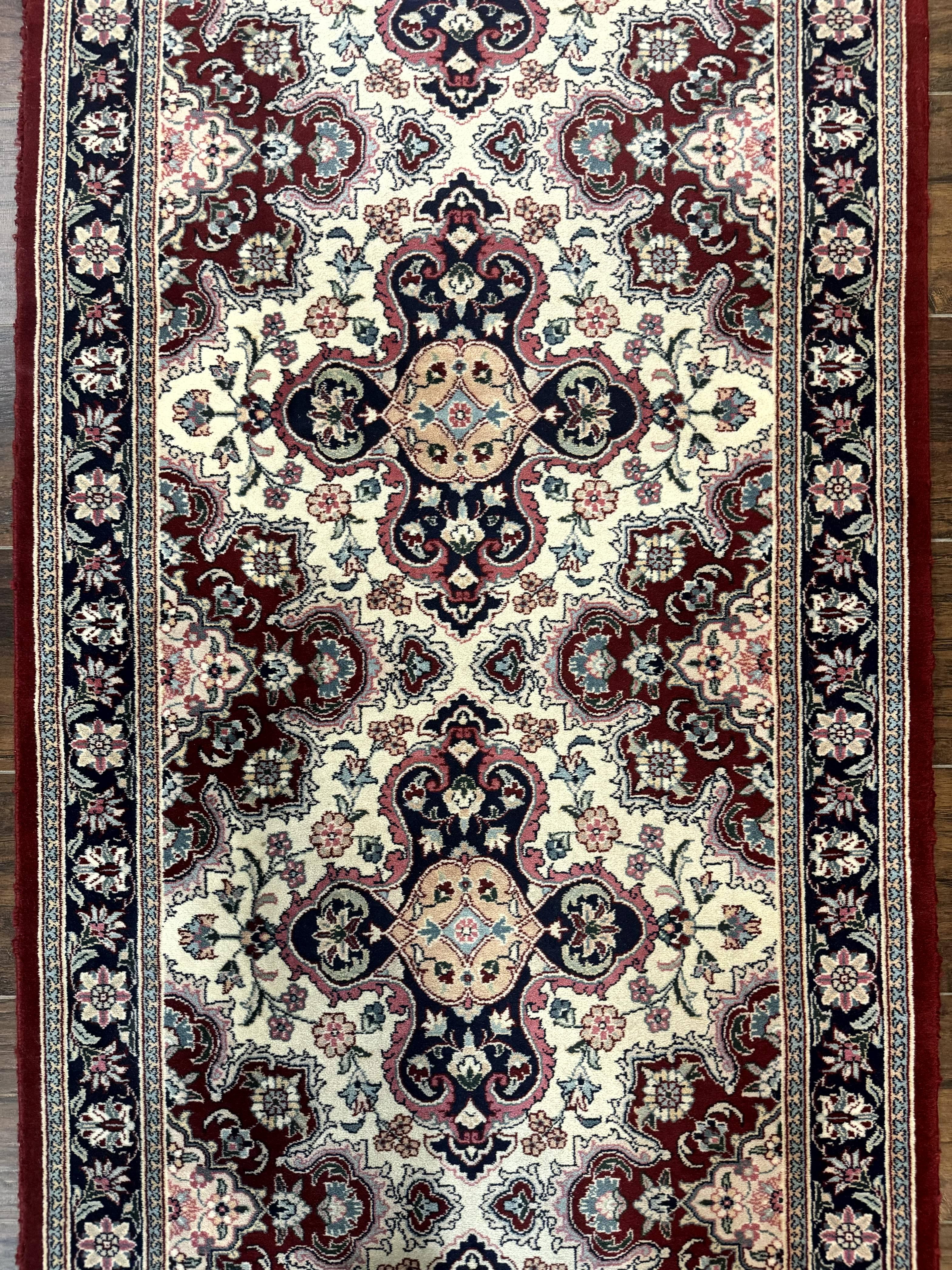 Sino Persian Runner Rug 2.7 x 8, Floral, Handmade, 250 KPSI - Image 4