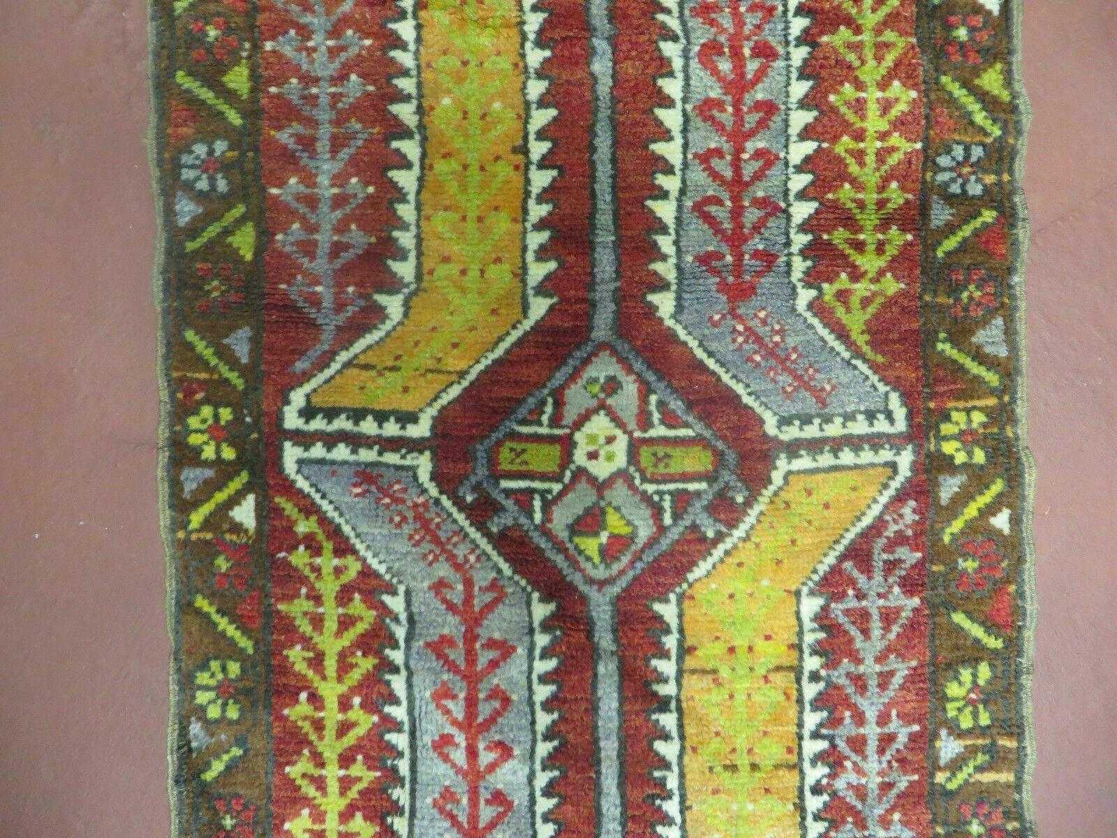 Small Turkish Yastik Rug 1.9 x 2.10, Antique Handmade Oushak Carpet - Image 7