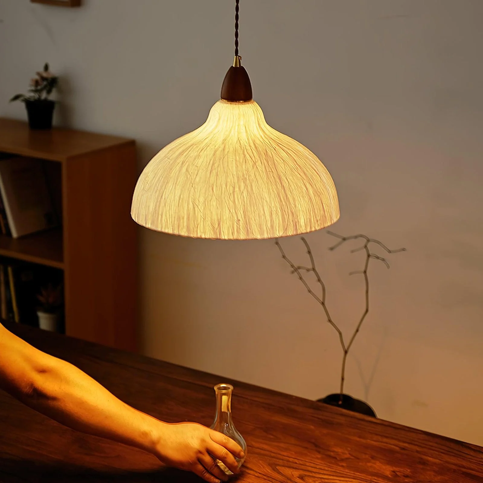 Soren Rice Paper Pendant Light - Image 16