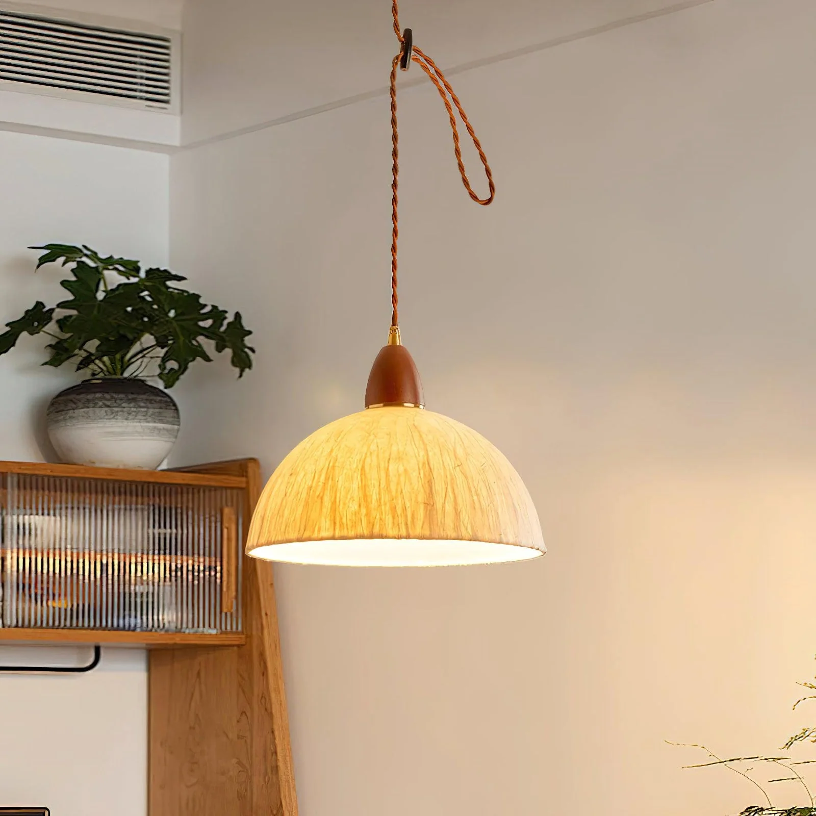 Soren Rice Paper Pendant Light - Image 2