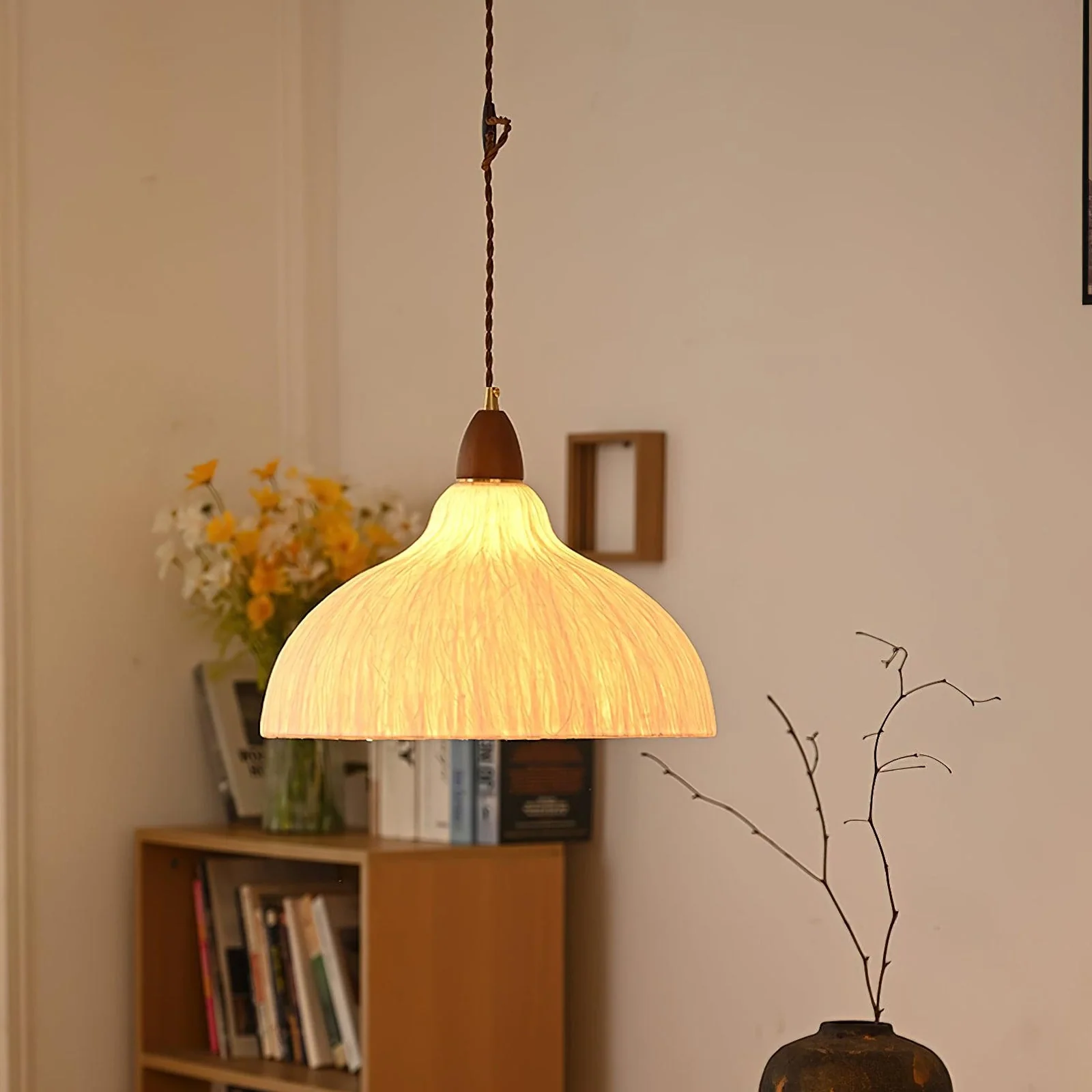 Soren Rice Paper Pendant Light - Image 3