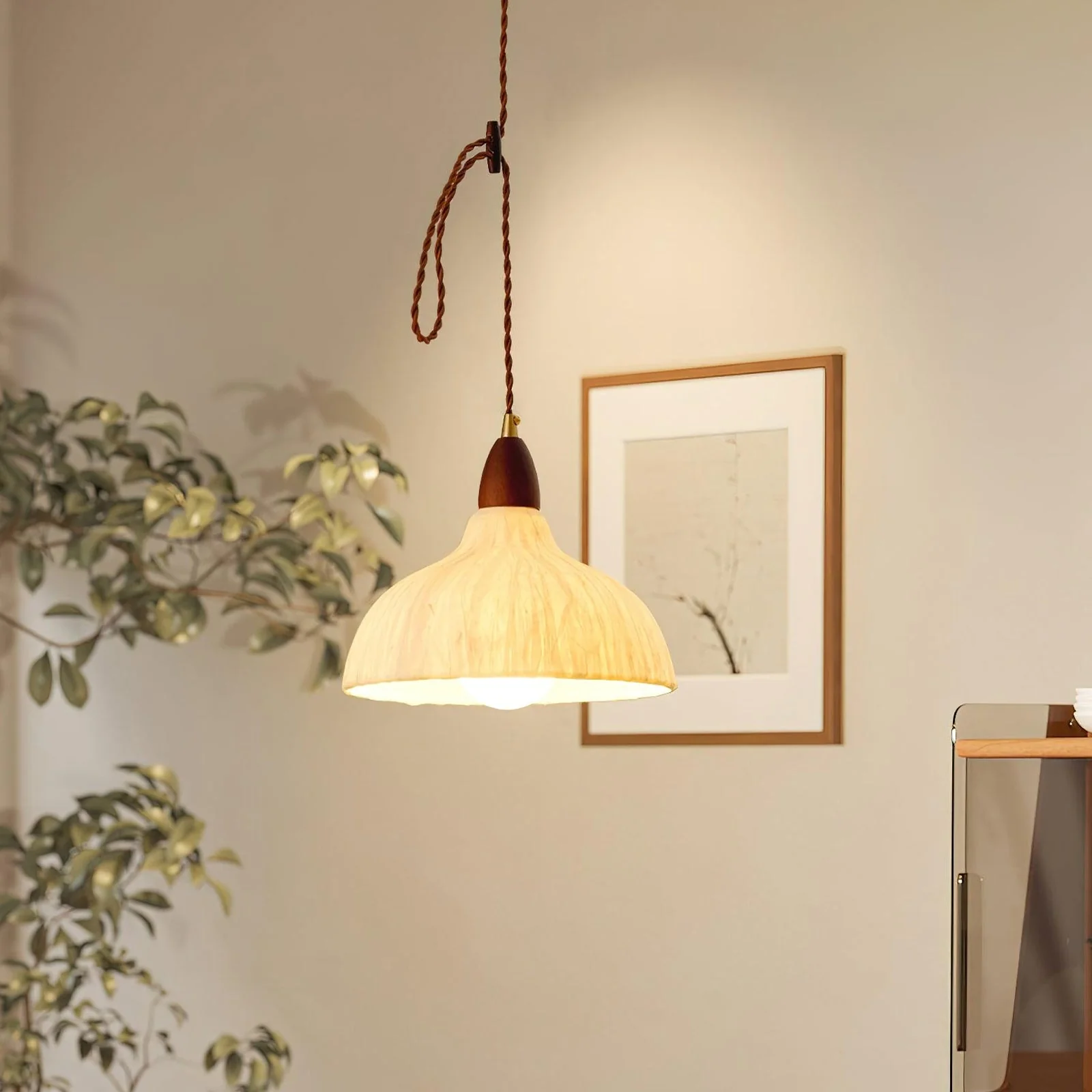 Soren Rice Paper Pendant Light - Image 5
