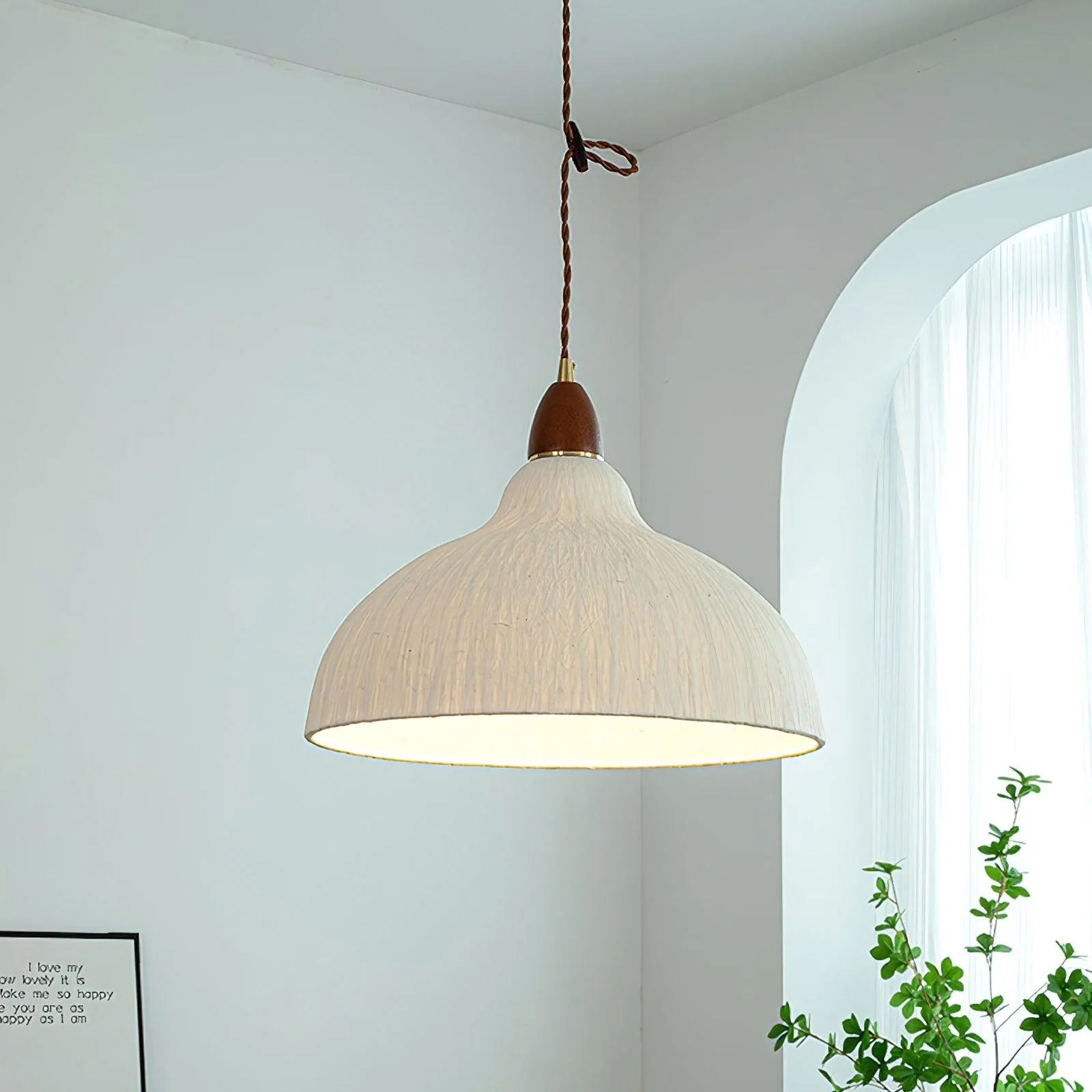 Soren Rice Paper Pendant Light - Image 6