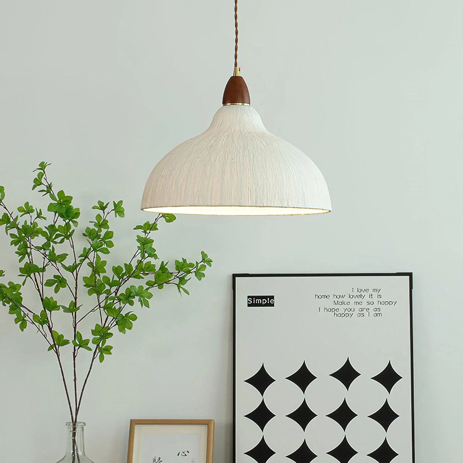 Soren Rice Paper Pendant Light - Image 8