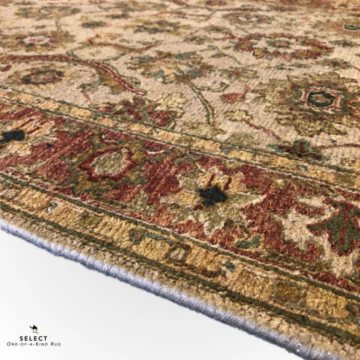 Reversible/2-Sided Soumak Flat Weave (4'x10' Runner) camel/brown - Image 4