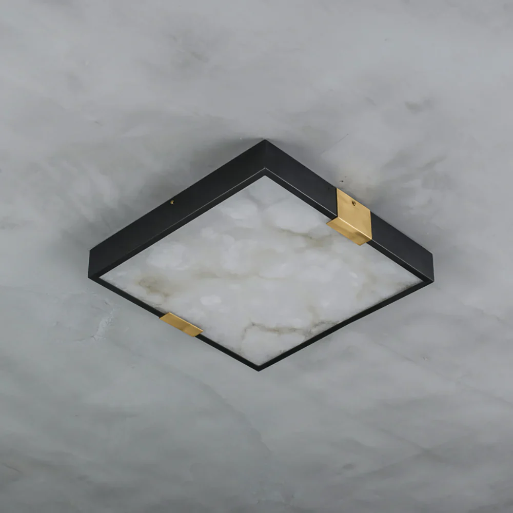 Square Lucien Alabaster Ceiling Light - Image 15