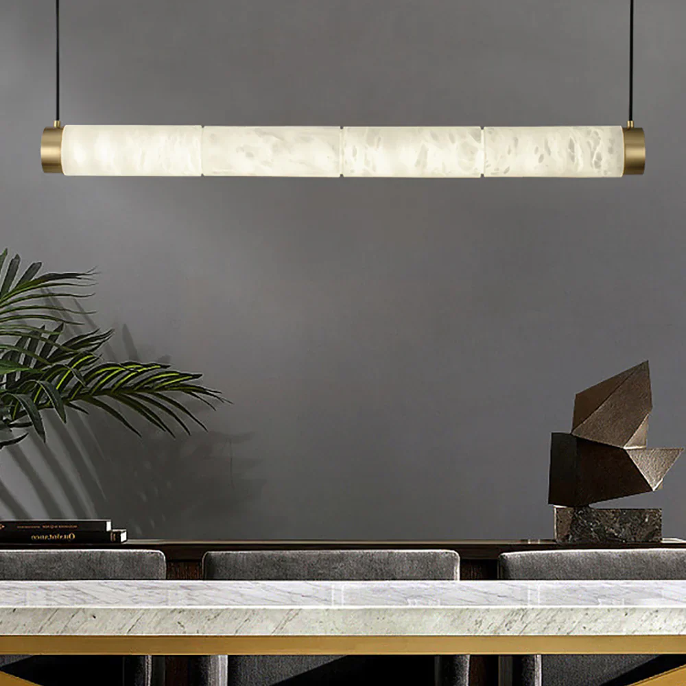 Strip Alabaster Chandelier - Image 6