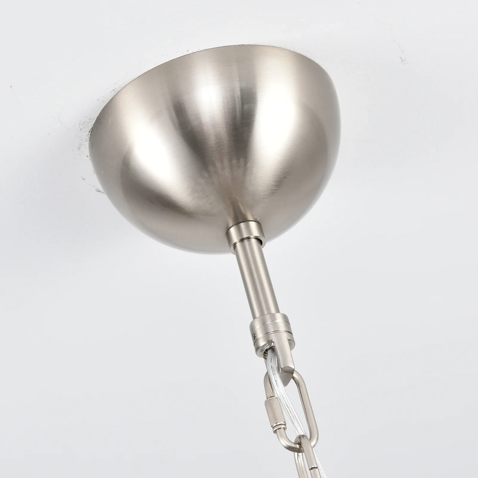 Stunning Murano White Glass Petals Chandelier - Image 16
