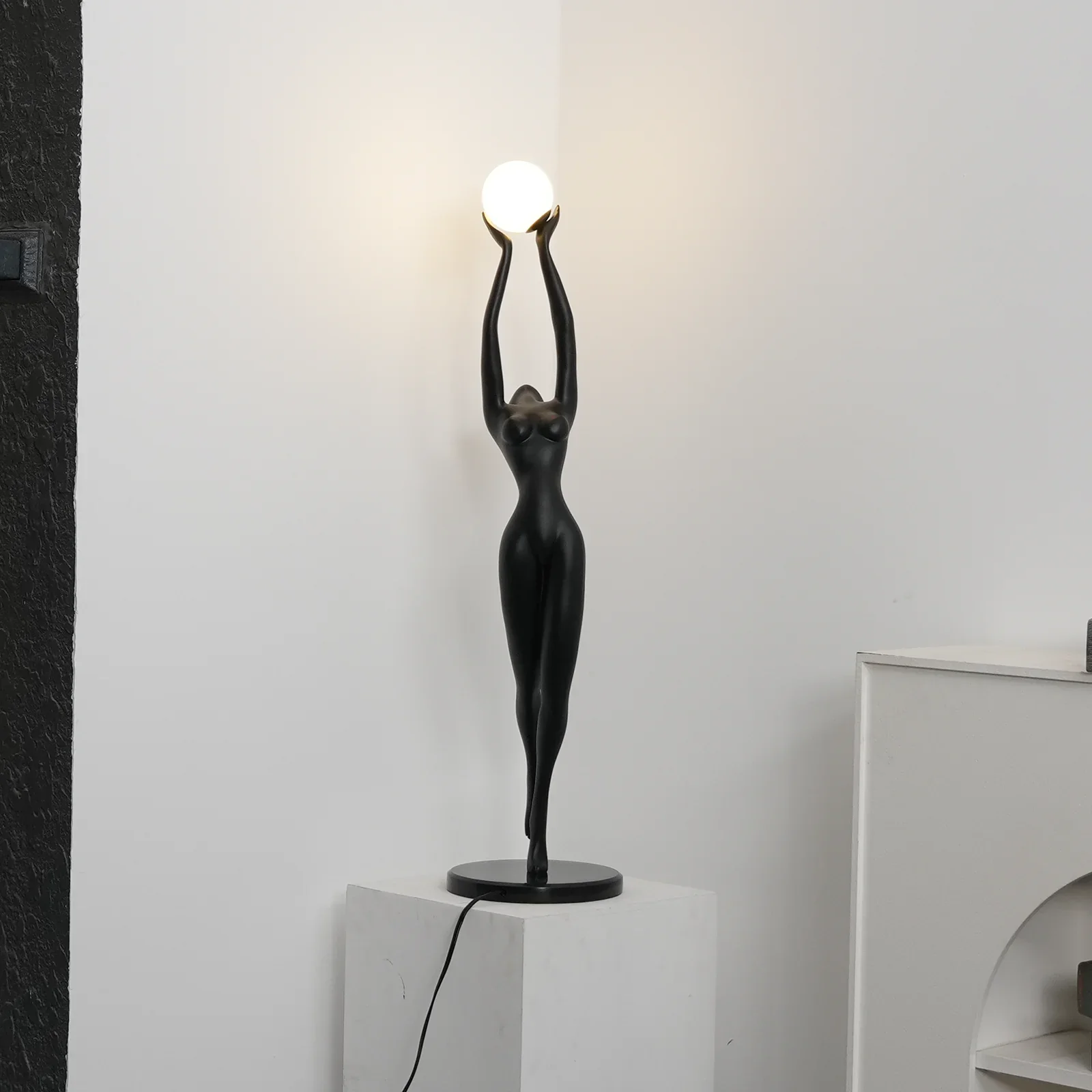 Stursa Sculpture Figure Floor Lamp - Image 13