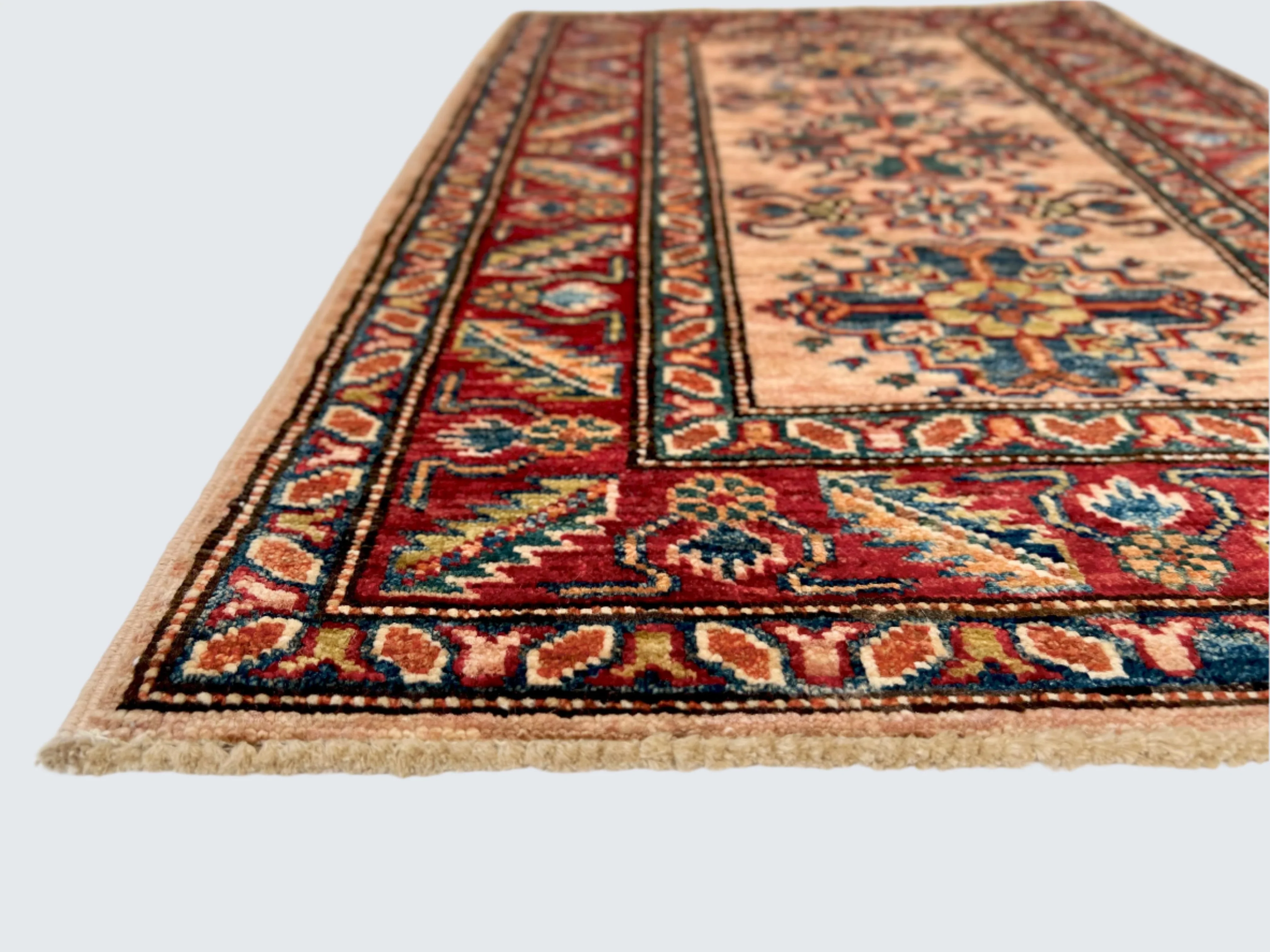 Super Kazak (1'11"x3'00") adobe/red - Image 2