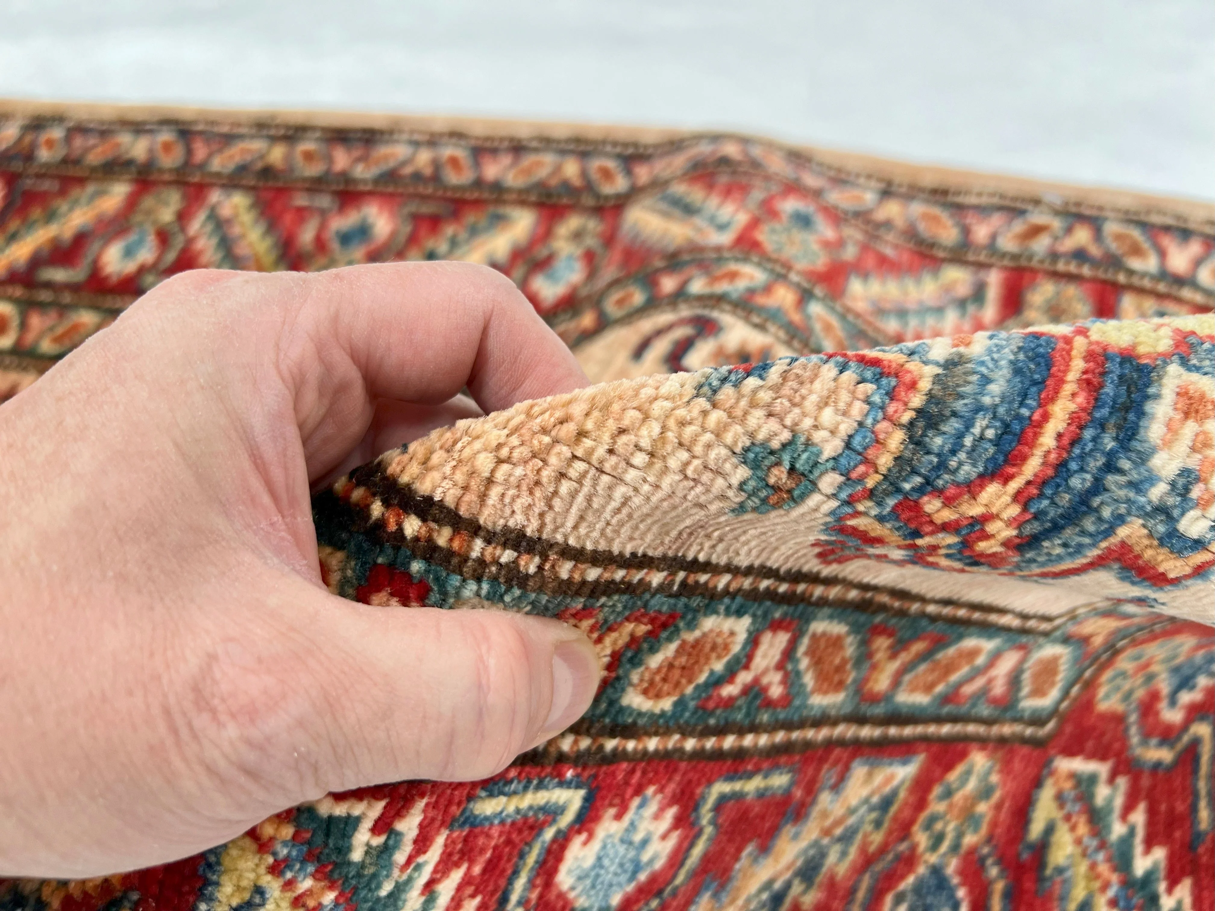 Super Kazak (1'11"x3'00") adobe/red - Image 4