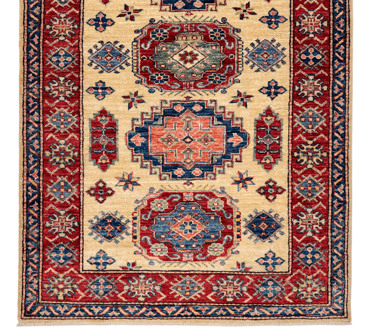 Super Kazak (3'01"x5'00") ivory/red - Image 2