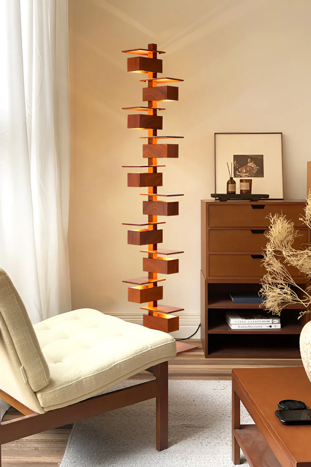 Taliesin Wood Stacked Floor Lamp - Image 12