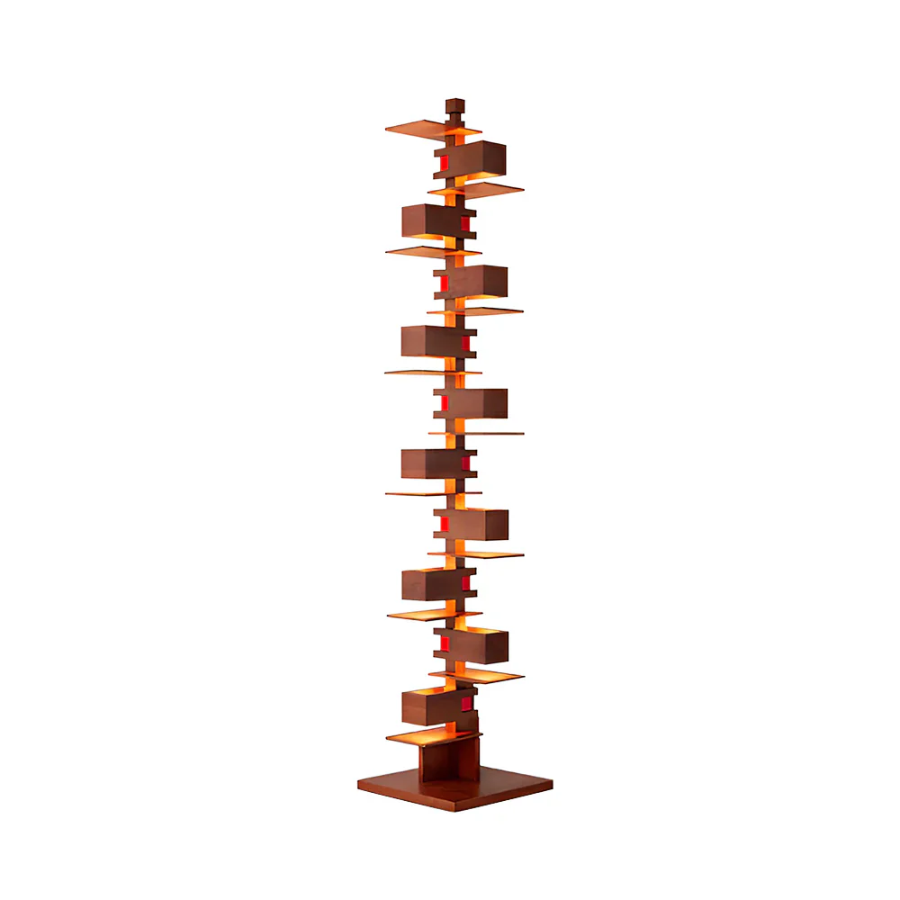 Taliesin Wood Stacked Floor Lamp - Image 26