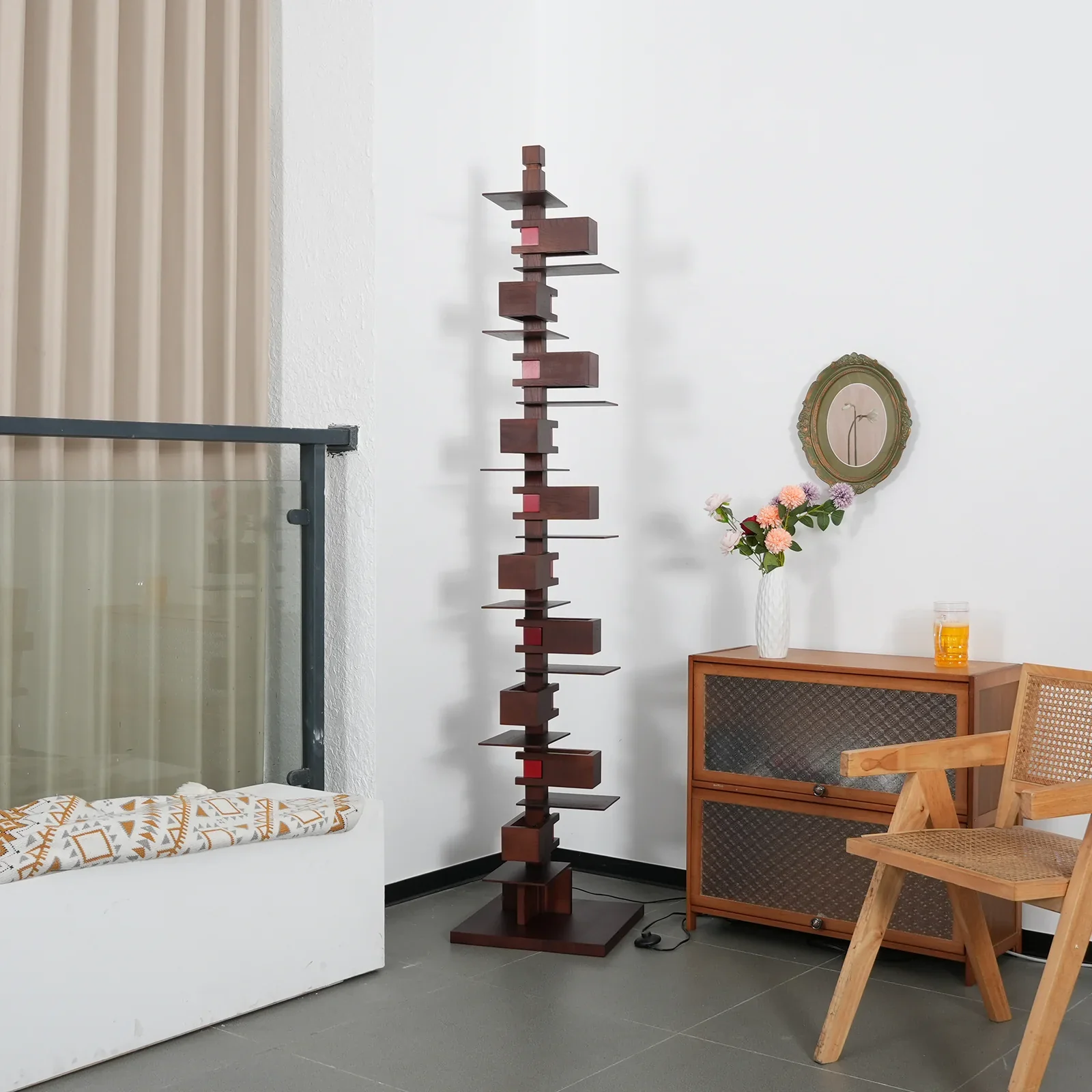 Taliesin Wood Stacked Floor Lamp - Image 5