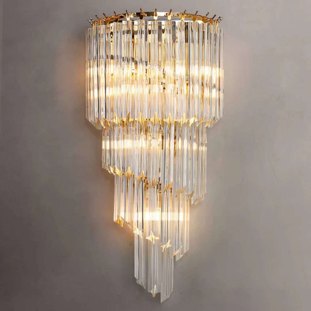 Tapered Alana Crystal Wall Lamp - Image 18