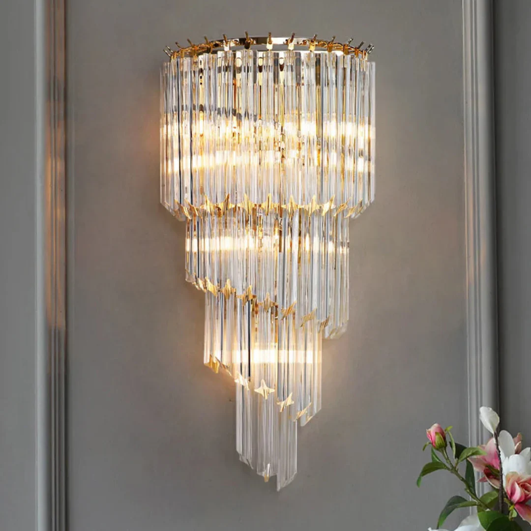 Tapered Alana Crystal Wall Lamp - Image 5